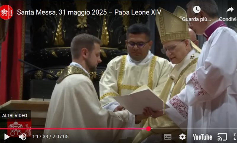 Ordinazione di Don Gabriele – I° Messa Gran Madre di Dio